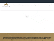 Tablet Screenshot of parkingdesigngroup.com